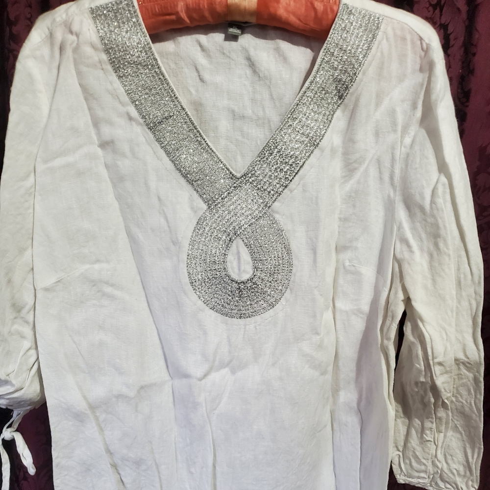 White Linen Shirt